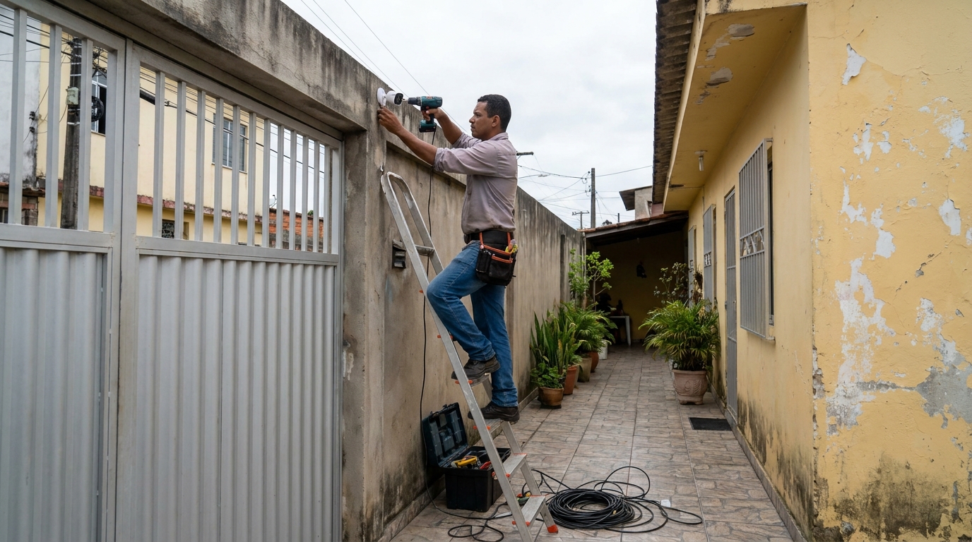 Instalacao de cameras de seguranca profissional em Viamão‑RS